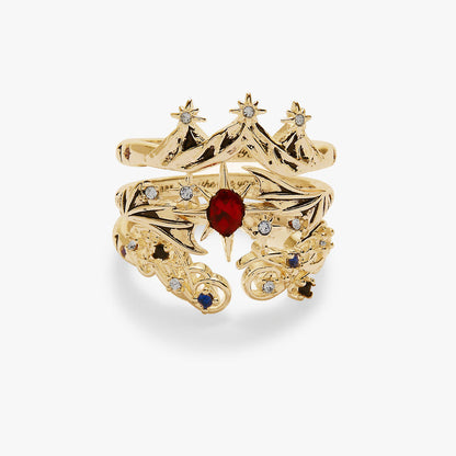 A Court of Thorns and Roses™ Bat Boys Ring Set of 3