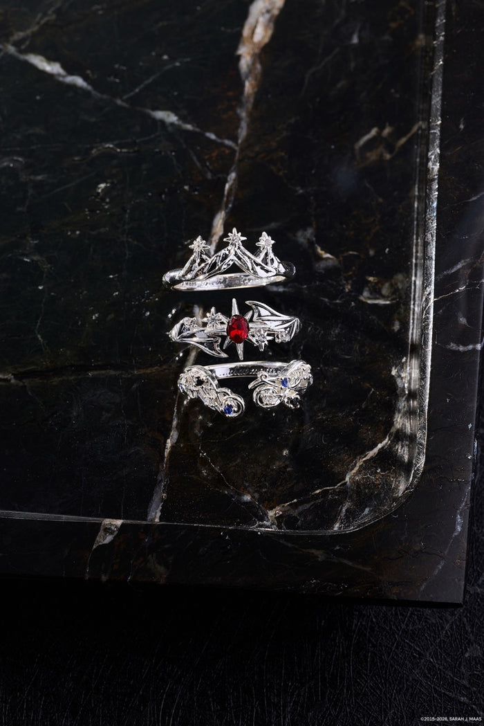 A Court of Thorns and Roses™ Bat Boys Ring Set of 3
