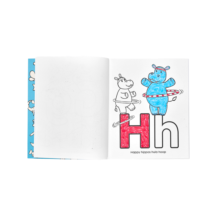 OOLY inside ABC Coloring book pages