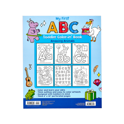OOLY back over of ABC coloring book