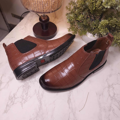 ABK-002 BROWN - Maha fashions -  Men Footwear