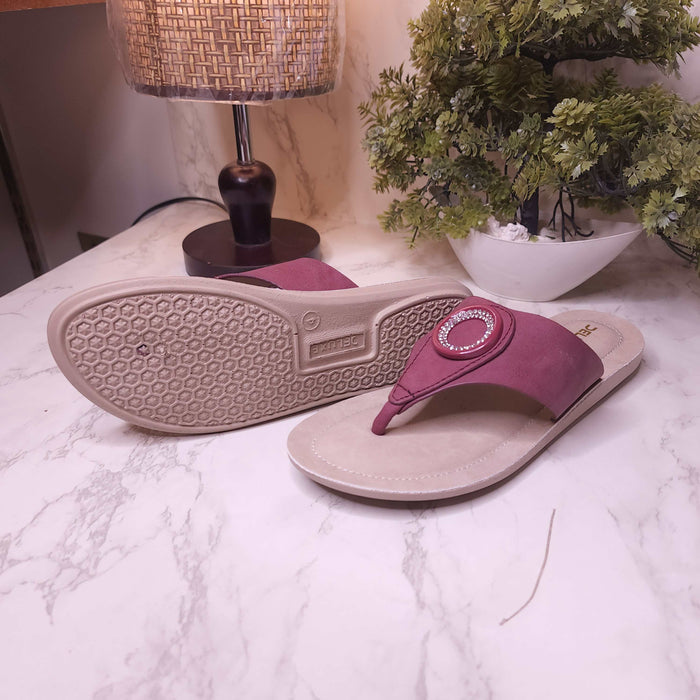 ABKW-003 MAROON - Maha fashions -  Women Footwear
