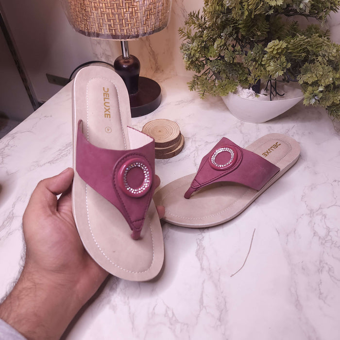 ABKW-003 MAROON - Maha fashions -  Women Footwear