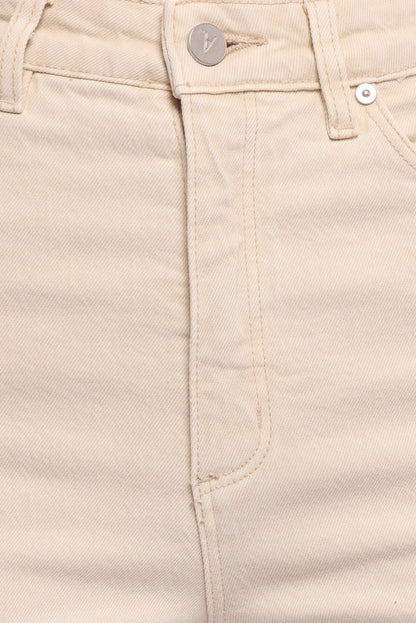 Petal and Pup USA BOTTOMS Abrand 94 High Wide Jeans - Bone
