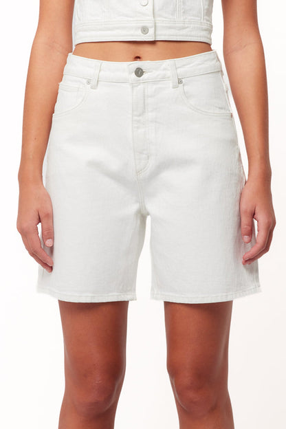 Petal and Pup USA BOTTOMS Abrand Carrie Shorts - White Light