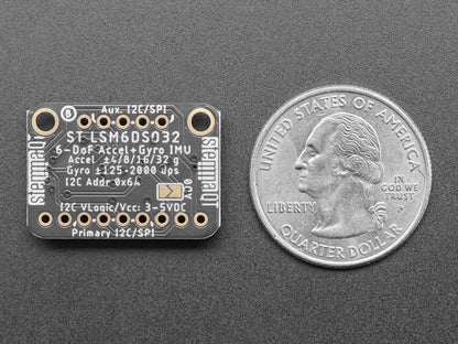 Adafruit LSM6DSO32 6-DoF Accelerometer and Gyroscope (STEMMA QT / Qwiic) by Adafruit - The Pi Hut