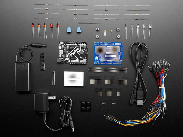 Adafruit Metro 328 Starter Pack [US PLUG] [Discontinued] by Adafruit - The Pi Hut