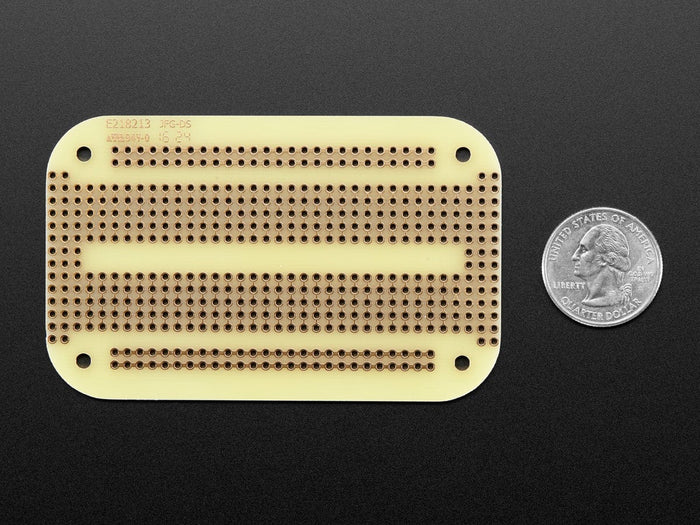 Adafruit Perma-Proto Mint Tin Size Breadboard PCB by Adafruit - The Pi Hut