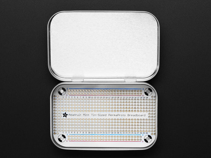 Adafruit Perma-Proto Mint Tin Size Breadboard PCB by Adafruit - The Pi Hut