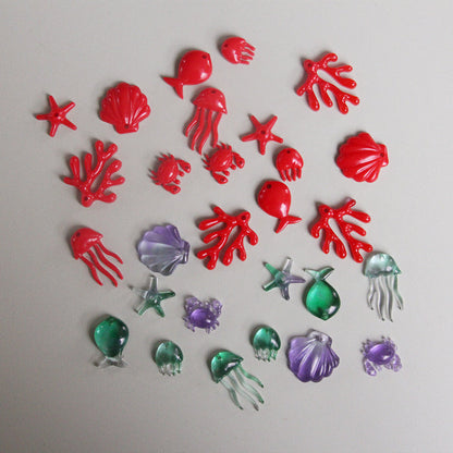 Adorable Marine Creature Earring Resin Molds