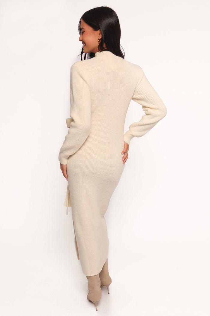 Petal and Pup USA DRESSES Aerin Knit Dress - Cream