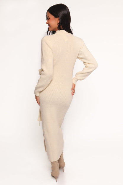 Petal and Pup USA DRESSES Aerin Knit Dress - Cream