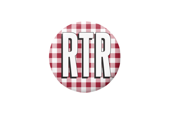Alabama Gingham RTR Gameday Button