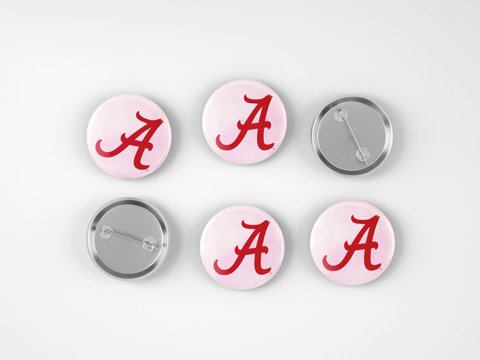 Alabama Pink Logo Gameday Button