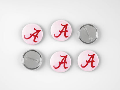 Alabama Pink Logo Gameday Button
