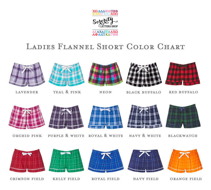 Alpha Kappa Psi Flannel Boxer Shorts