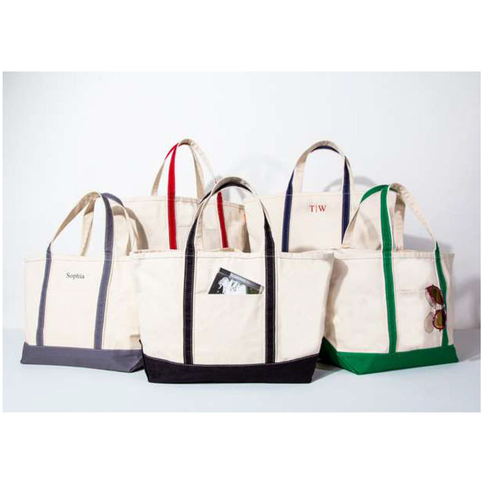 Alpha Kappa Psi Large Canvas Boat Tote