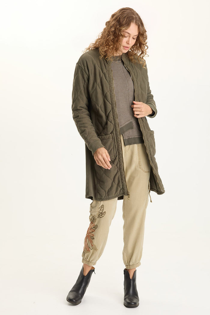 XCVI Alvis Thermal Asymmetrical Long-Sleeve Top