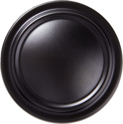 AmazonBasics Football Cabinet Knob, 1.38inch Diameter Flat Black 10Pack