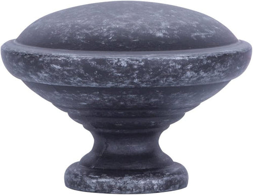 AmazonBasics Mushroom Cabinet Knob 1.19in Diameter Antique Silver 10Pack
