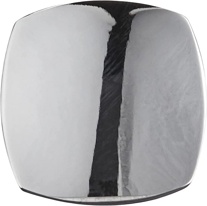AmazonBasics Rounded Square Cabinet Knob 1.26 Diameter Polished Chrome 25-Pack
