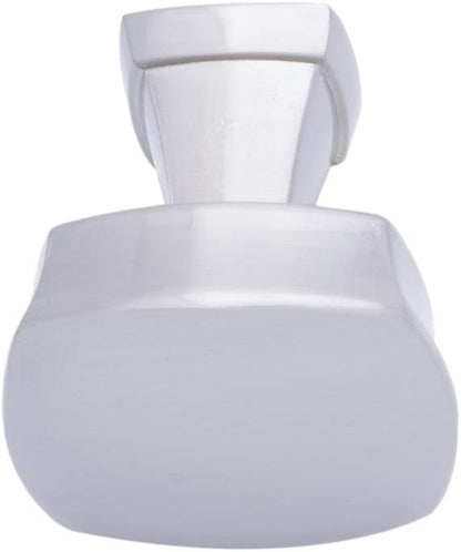 AmazonBasics Rounded Square Cabinet Knob 1.26IN Diameter Satin Nickel 10Pack