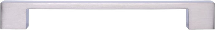 AmazonBasics Short Modern Cabinet Handle Drawer Pull 7.68in Length 6.3in Hole Center Satin Nickel 10Pack