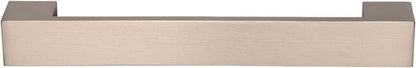 AmazonBasics Short Modern Cabinet Handle Drawer Pull 7.68in Length 6.3in Hole Center Satin Nickel 10Pack