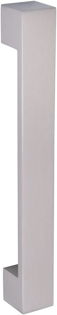 AmazonBasics Short Modern Cabinet Handle Drawer Pull 7.68in Length 6.3in Hole Center Satin Nickel 10Pack