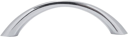 AmazonBasics Tapered Bow Cabinet Handle 3in Length 2.52in Hole Center Polished Chrome 10Pack