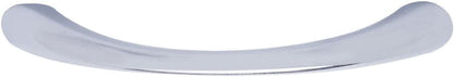 AmazonBasics Tapered Bow Cabinet Handle 3in Length 2.52in Hole Center Polished Chrome 10Pack