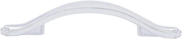 AmazonBasics Traditional Craftsman Cabinet Handle 5.13in Length 3in Hole Center Polished Chrome 10Pack