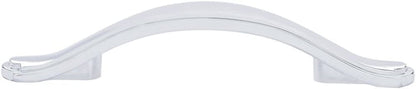 AmazonBasics Traditional Craftsman Cabinet Handle 5.13in Length 3in Hole Center Polished Chrome 10Pack