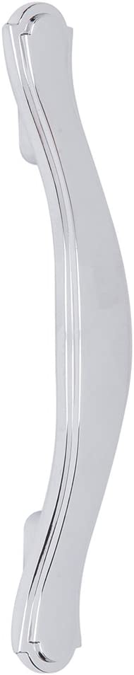 AmazonBasics Traditional Craftsman Cabinet Handle 5.13in Length 3in Hole Center Polished Chrome 10Pack