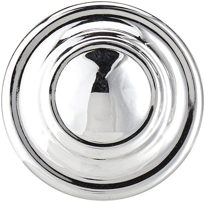 AmazonBasics Traditional Top Ring Cabinet Knob 1.25 Diameter Polished Chrome 25-Pack