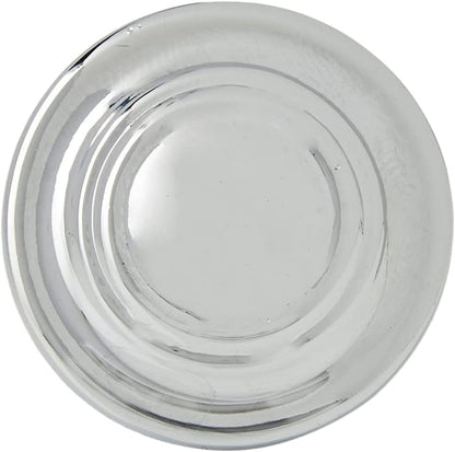 AmazonBasics Traditional Top Ring Cabinet Knob 1.25inch Diameter Polished Chrome 50Pack