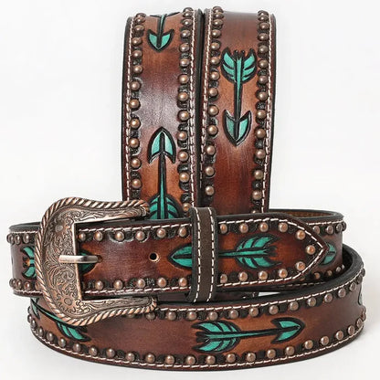 American Darling Hand Painted Western Leather Belt
