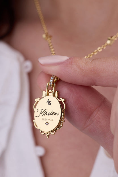American Girl® Kirsten™ 'Brave' Locket Necklace