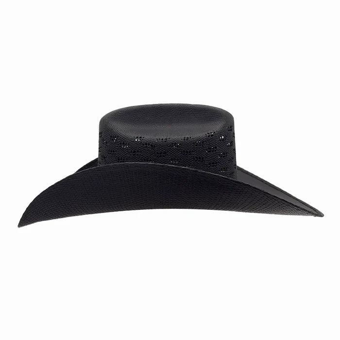 American Hat Makers Black Coyote Straw Cowboy Hat