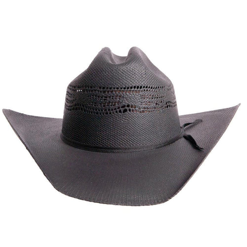 American Hat Makers Bozeman Black Straw Cowboy Hat