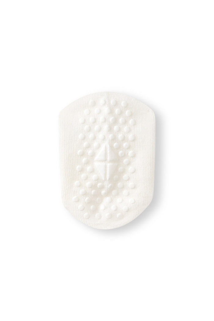 Bottom of sock with grips.