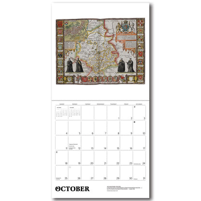 Antique Maps 2026 Wall Calendar