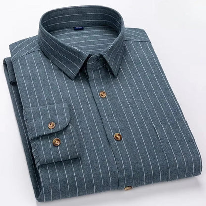 Slate blue striped / S
