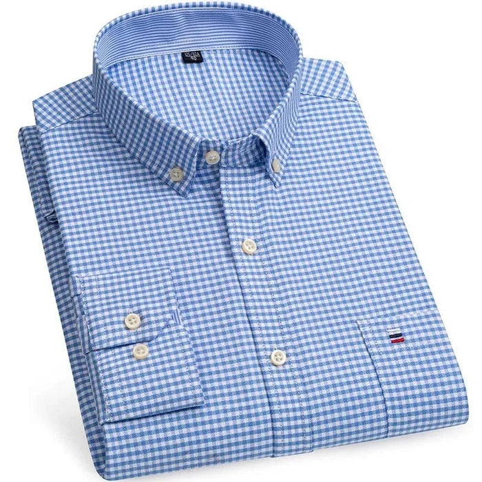 Light blue square pattern / 3XL