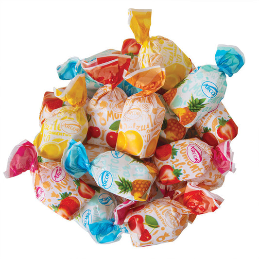 Arcor Assorted Fruit Filled Bon Bon Candy - 6 LB