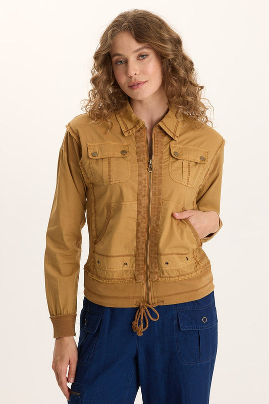 XCVI Ari Poplin Adjustable Cargo Bomber