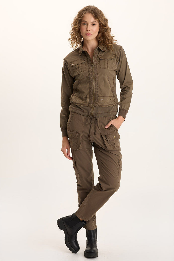XCVI Ari Poplin Adjustable Cargo Bomber