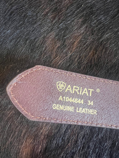 Ariat 3D Embossed Western Buckle Belt