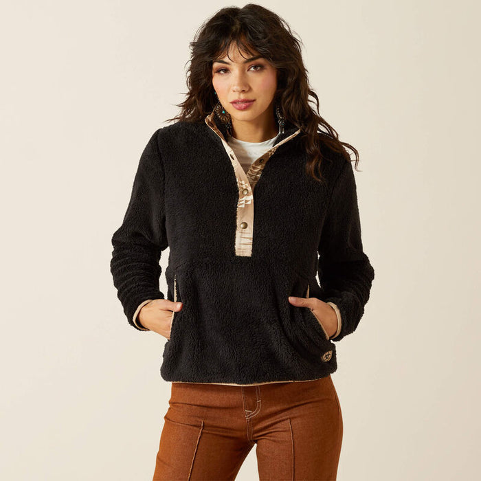 Ariat Black Berber Snap Front Sweatshirt