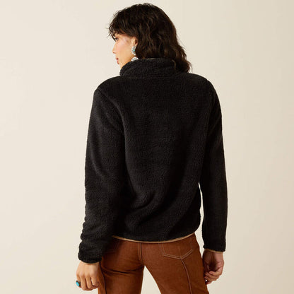 Ariat Black Berber Snap Front Sweatshirt